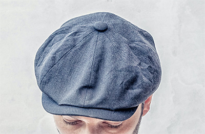 person with a hat on their head