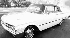 Jim Herrell's first car, a 1954 Ford convertible.