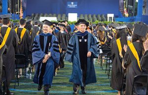Left: Krieger’s interim associate dean for graduate and professional programs, Douglas Mao. Right: Christopher S. Celenza, the James B. Knapp Dean of the Krieger School of Arts and Sciences