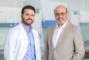 (left to right) Dr. Christian Diaz with his father, Dr. Carlos Diaz
