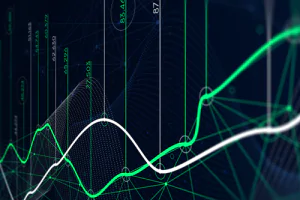 Data points illustrated in a graph.